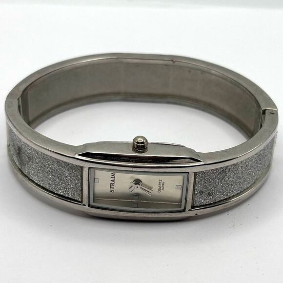 Silver Strada Cuff Watch - Picture 3 of 5